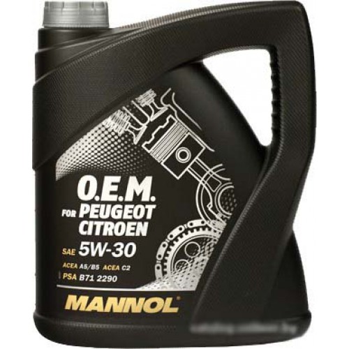 Mannol 7703 O.E.M. 5W-30 for Peugeot Citroen арт. 4036021401461