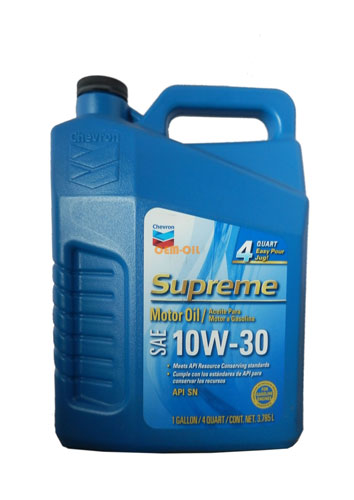 CHEVRON SUPREME MOTOR OIL 10W-30